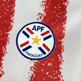 2026/27 Paraguay Home Red White Fans Soccer Jersey