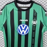 1994/1995 Wolfsburg Away Green Retro Jersey