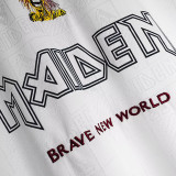 1999 West Ham X Iron Maiden White Retro Jersey (Number 7)
