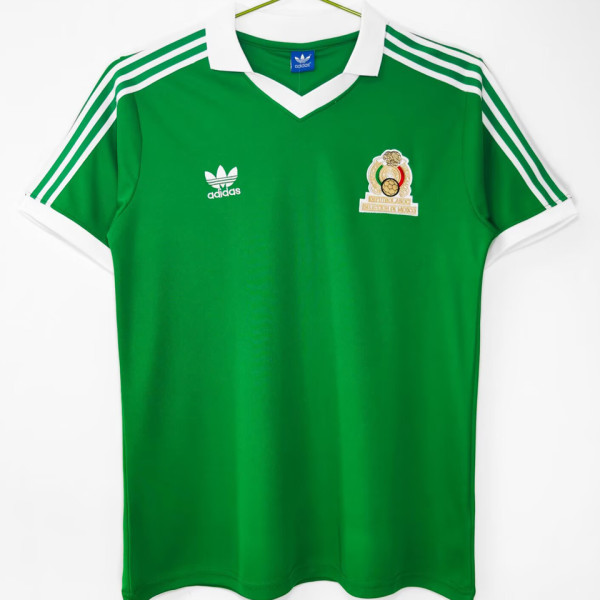 1986 Mexico Home Retro Soccer Jersey