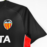 2006/07 Valencia Awya Black Retro Soccer Jersey