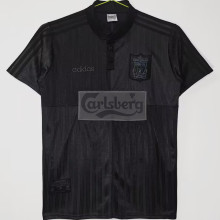 1995/1996 LFC Special Edition Black Retro Soccer Jersey