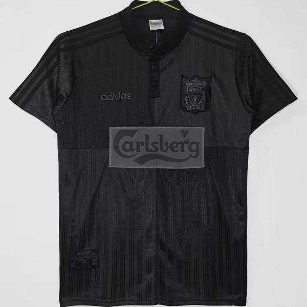 1995/1996 LFC Special Edition Black Retro Soccer Jersey