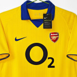 2003/05 ARS Away Yellow Retro Soccer Jersey
