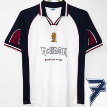 1999 West Ham X Iron Maiden White Retro Jersey (Number 7)