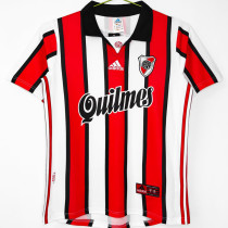 1999/2000 River Plate Red White Retro Soccer Jersey