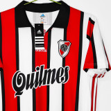 1999/2000 River Plate Red White Retro Soccer Jersey