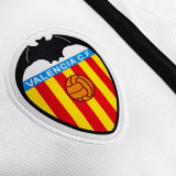 2000/01 Valencia Home White Retro Soccer Jersey