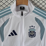 2026/27 Argentina White Windbreaker Jacket  （A Set）
