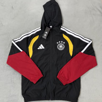 2026/27 Germany Black Windbreaker 带帽