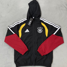 2026/27 Germany Black Windbreaker 带帽