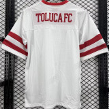 2026/27 Deportivo Toluca White Baseball Jersey 托卢卡