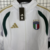 2026/27 Italy White Windbreaker
