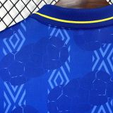 1994 Colombia Away Blue Retro Long Sleeve Soccer Jersey