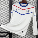 2010 Netherlands Away White Retro Long Sleeve Soccer Jersey