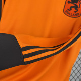1980 NL Home Orange Retro Long Sleeve Jersey