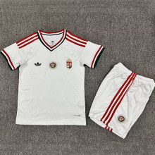 2026/27 Hungary Away White Kids Soccer Jersey