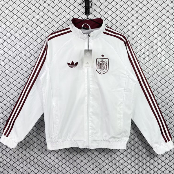 2026/27 Spain White Windbreaker