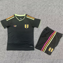 2026/27 Peru Away Black Kids Soccer Jersey