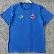 2026/27 Colombia Retro Style Pure Cotton T-Shirt 队微 红色