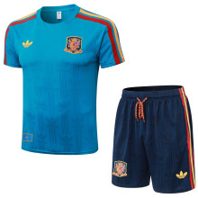 2026/27 Spain Lake Blue Training Jersey (A Set)
