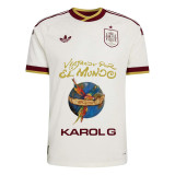 2026/27 Spain 1:1 Quality Away X-Karol G Graphics Fans Soccer Jersey