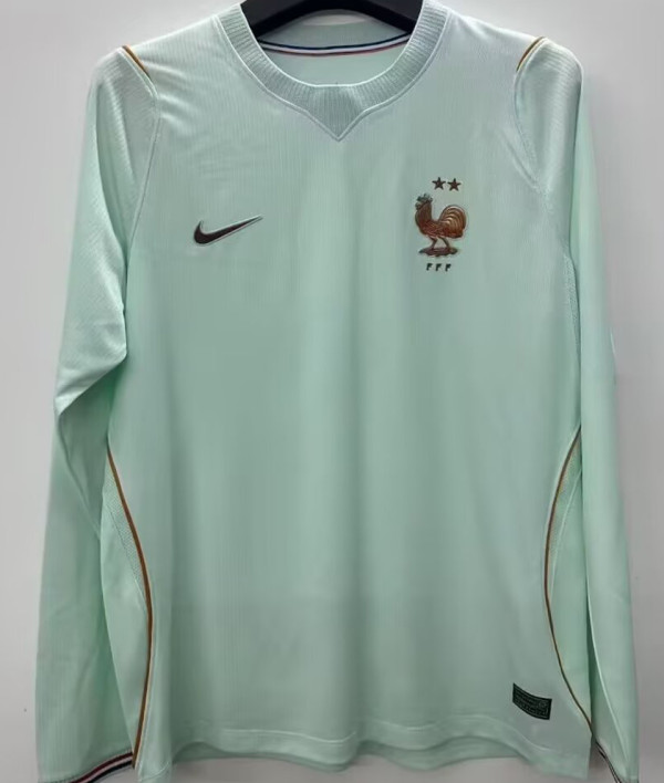 2026/27 France Away Fans Long Sleeve Soccer Jersey