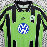 1999/2000 Wolfsburg Away Green Retro Jersey