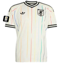 2026/27 Japan Away White Fans Soccer Jersey  (Have Right Patch 有右臂章 黑底白字）