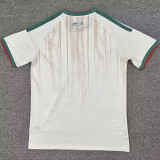 2026/27 Algeria Home White Fans Soccer Jersey 无星  (Have Right Patch 有右臂章 黑底白字）