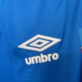 2026/27 Congo DR Home Blue Fans Soccer Jersey 民主刚果 (Have Right Patch 有右臂章 黑底白字）