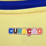 2026/27 Curacao Away Fans Soccer Jersey 库拉索 (Have Right Patch 有右臂章 黑底白字）