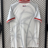 2026/27 Haiti Away White Fans Soccer Jersey 海地 (Have Right Patch 有右臂章 黑底白字）
