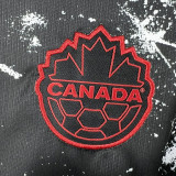 2026/27 Canada Away Fans Soccer Jersey  (Have Right Patch 有右臂章 白底黑字）