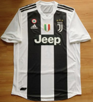 2018/19 JUV Home Player Version Retro Soccer Jersey (Have Patch 带胸前盾和圆）