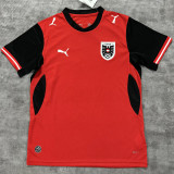 2026/27 Austria Hoem Red Fans Soccer Jersey (Have Right Patch 有右臂章 白底黑字）