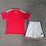 2026/27 M Utd Home Red Kids Soccer Jersey 白裤