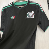 2026/27 Mexico 1:1 Quality Third Black Fans Soccer Jersey (Have Right Patch 有右臂章 白底黑字）