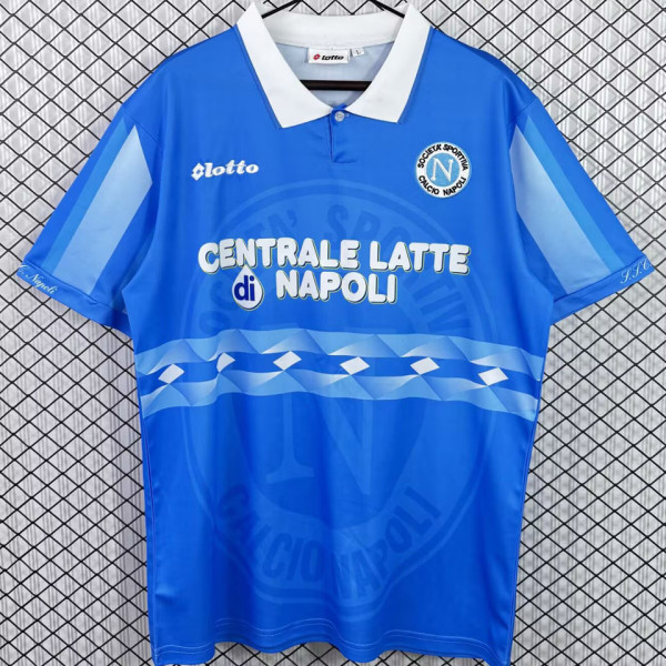 1996/1997 Napoli Home Blue Retro Soccer Jersey