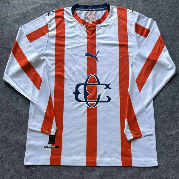 2026/27 Chivas 120th Anniversary Edition Long Sleeve Soccer Jersey