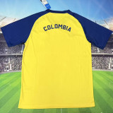 2026/27 Colombia Yellow Retro Style Training Jersey