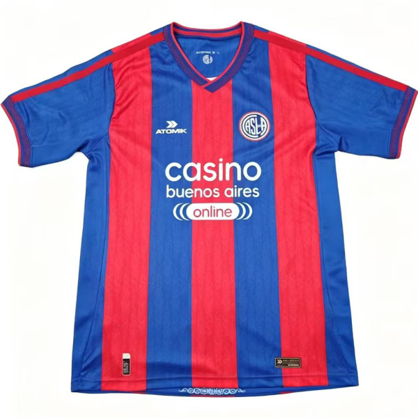 2026/27 San Lorenzo Home Fans Soccer Jersey 圣洛伦索 带胸前广告