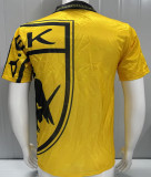 1993/1994 AEK Home Yellow Retro Soccer Jersey