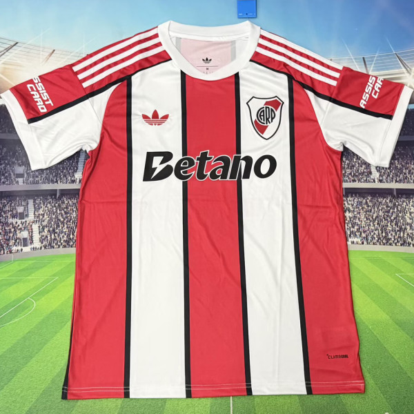 2026/27 River Plate Away Red White Fans Soccer Jersey