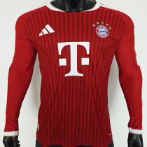 2026/27 BFC Home Red Player Version Long Sleeve Soccer Jersey