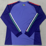 2026/27 Mexico Goalkeeper Blue Fans Long Sleeve Soccer Jersey