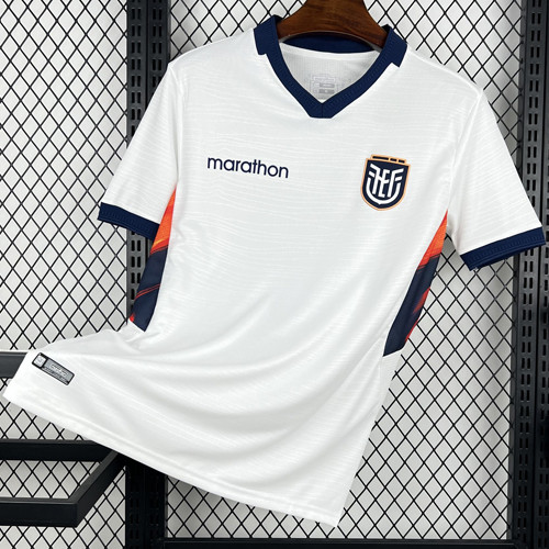 2026/27 Ecuador Away White Fans Soccer Jersey