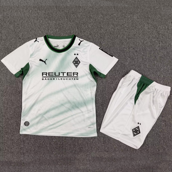 2026/27 Monchengladbach Home White Kids Soccer Jersey