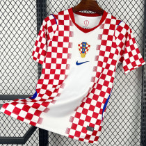 2026/27 Croatia Home Fans Soccer Jersey 背后有格子
