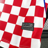 2026/27 Croatia Home Fans Soccer Jersey 背后有格子